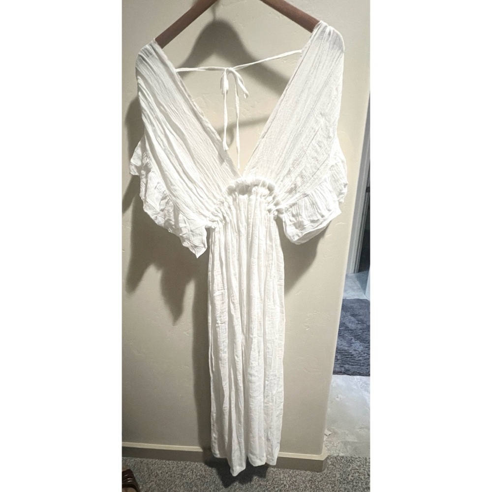 Lk New CUPSHE Romantic Boho Gauze Maxi Dress Swim
Cover-Up Sz Medium - Picture 6 of 7